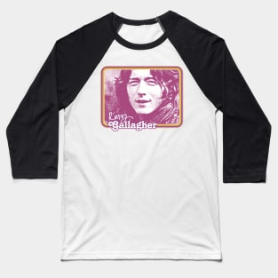 Rory Gallagher // Retro Tribute Fanart Design Baseball T-Shirt